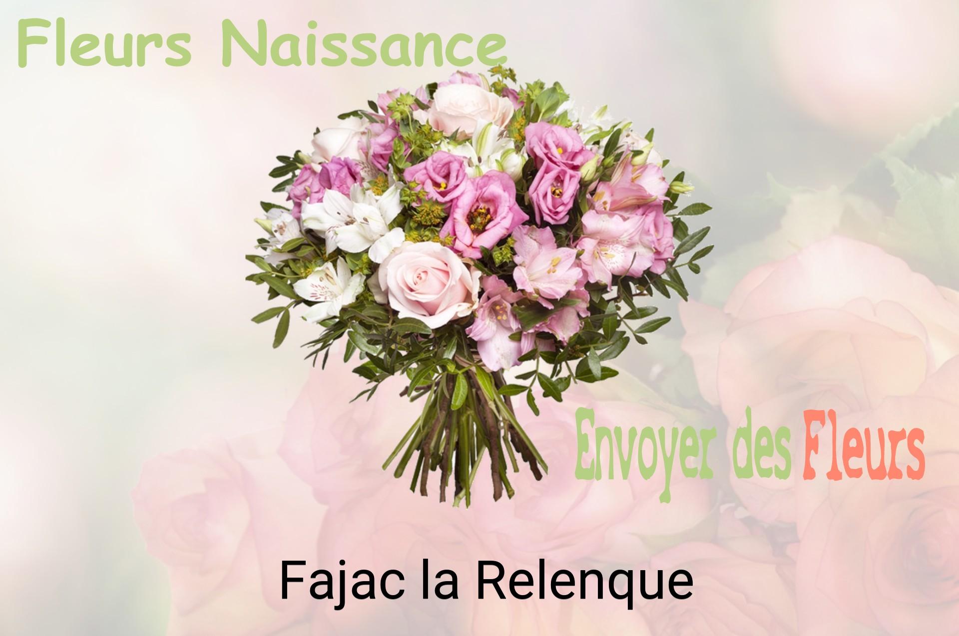 Bouquet de fleurs de naissance livré à Fajac-la-Relenque